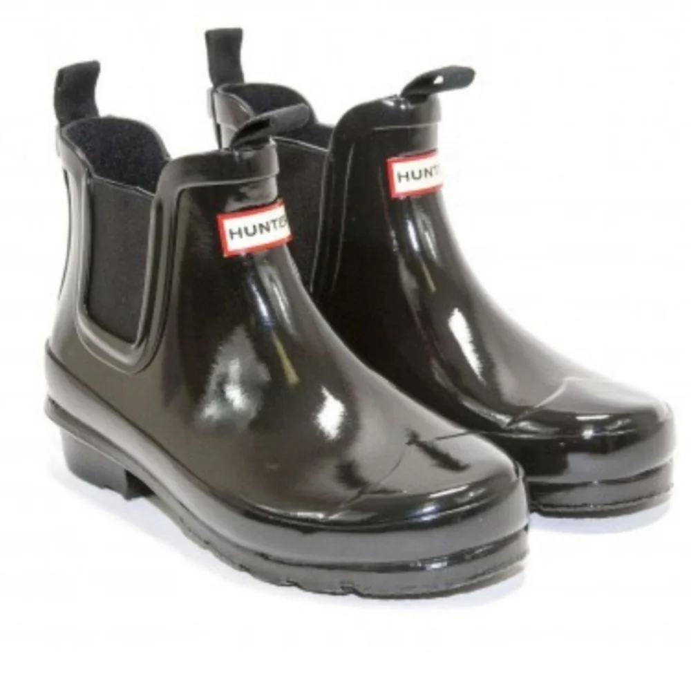 Hunter Big Kids Original Gloss Chelsea Boots 3B/4G